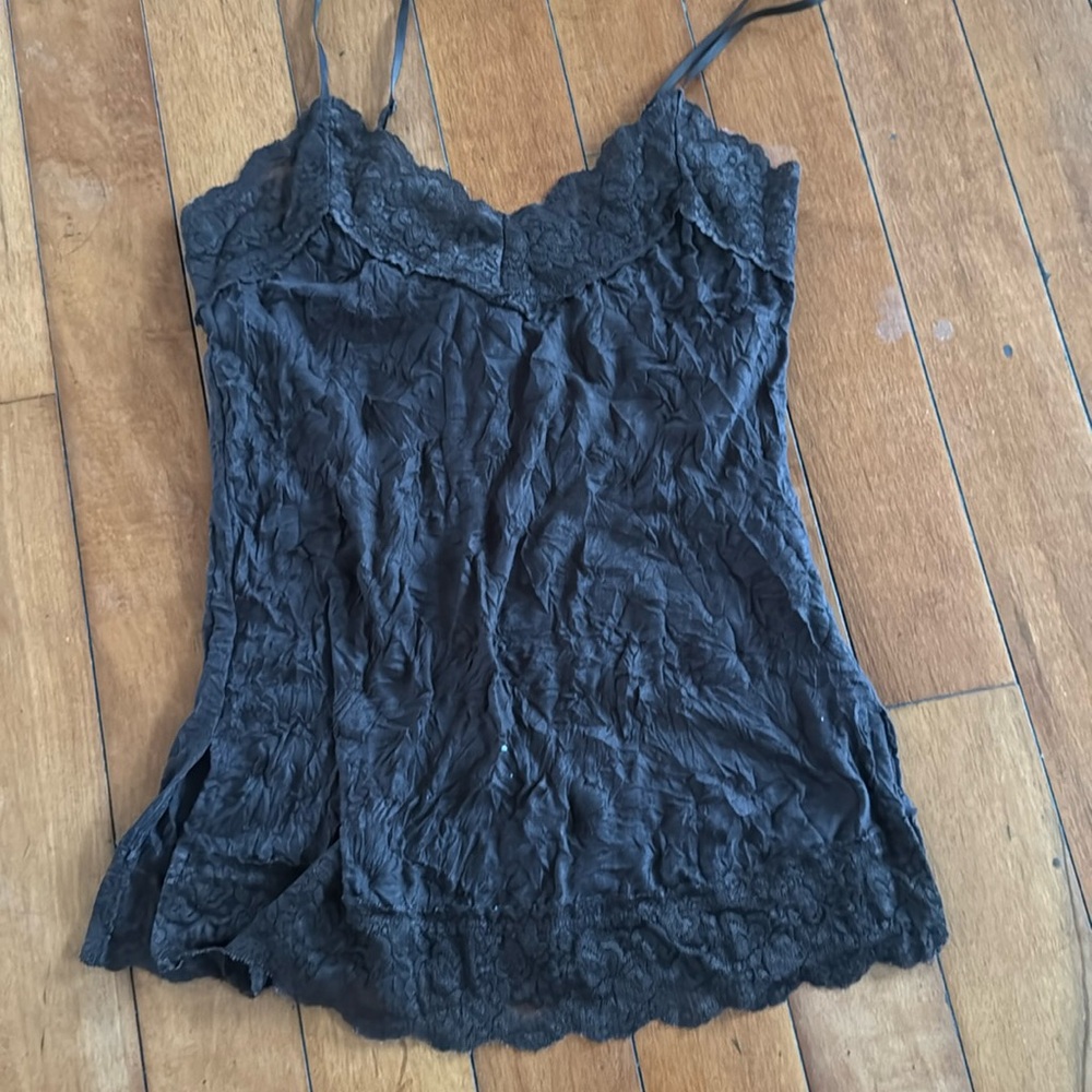 Weavers women’s camisole brown spaghetti strap(junior) size large